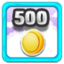 Collected 500 coins