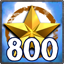 800 points