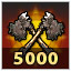 5000 points