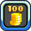 100 coins