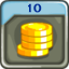 10 coins