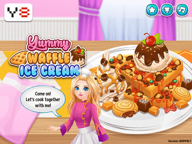 Yummy-Waffle-Ice-Cream