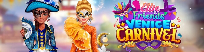 Ellie and Friends Venice Carnival