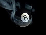 Burning 8 Ball Animated Loop