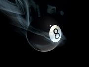 Burning 8 Ball Animated Loop