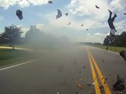 Crazy Motorcycle Crash
