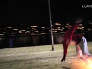 Breakdancing With Fireworks