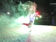 Breakdancing With Fireworks