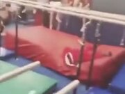 Santa Doing Gymnastic