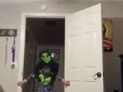 An Alien Abduction Cosplay