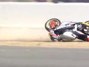 Motorcycles Falling