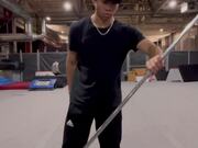 Guy Does One-finger Bo Staff Spin Tutorial