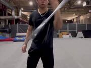 Guy Does One-finger Bo Staff Spin Tutorial