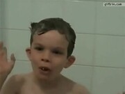 Kid Makes Soap Bubbles