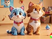 Animated Cats Video