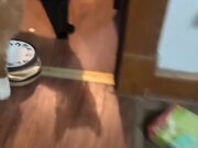 Cat Steals Clock-Shaped Purse