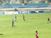 Intense Soccer Match