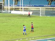 Intense Soccer Match