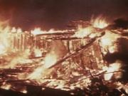 Fire Set By Rioting Students