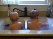 Babies Take a Bath