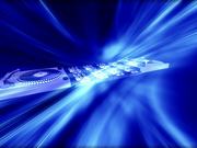 Animated Turntable & Equalizer Blue