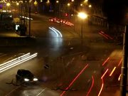 Night Traffic Fast Motion