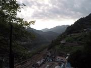 Mountain Top View of Sunset