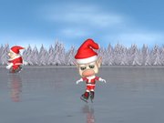 Santa On Ice