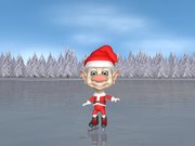 Santa On Ice