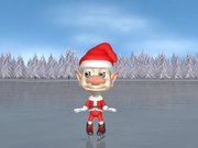 Santa On Ice