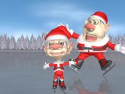 Santa On Ice