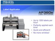 Presentation: LX-Series Label Printer 2010