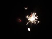 Sparkler in Darkness
