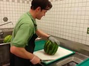 Cutting Watermelon